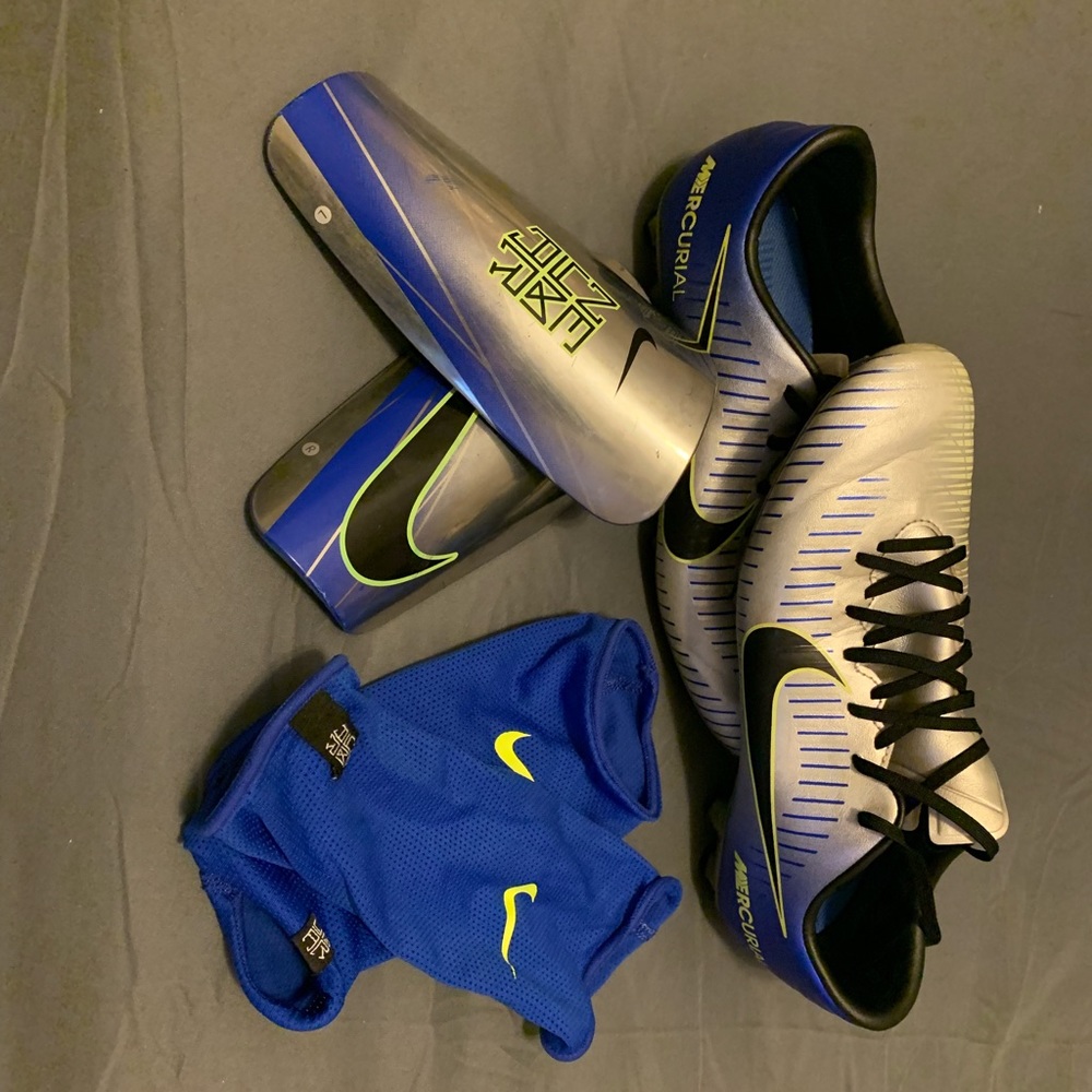 Nike Cleats and Shin Guards